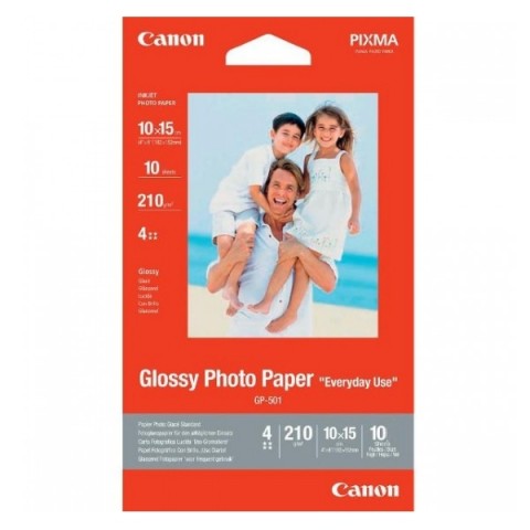 Фотохартия Canon GP-501 10x15 см 10 листа 