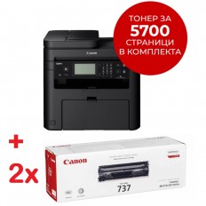 Canon i-SENSYS MF237w + 2x Canon CRG-737