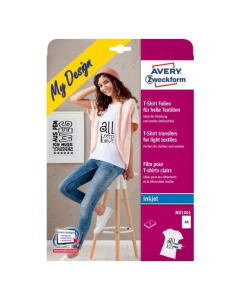 Avery T-shirt transfer за светли текстили 5 листа А4