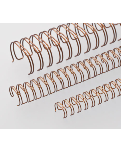 Renz Метални гребени 2:1, 5/8", Ø=16,0 mm, бронзови, 23 ринга
